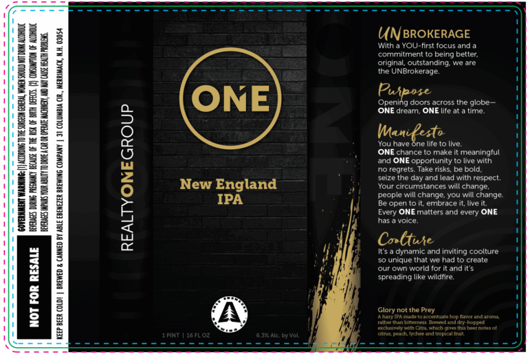 IPA Can Label Design